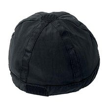 Carica l&#39;immagine nel visualizzatore di Gallery, TJ MARVIN Calotta sottocasco universale in cotone A03, Nero - Ilgrandebazar