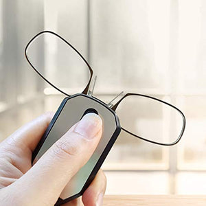 ThinOptics Gli occhiali da lettura con il 2.50 resistenza, Trasparente - Ilgrandebazar