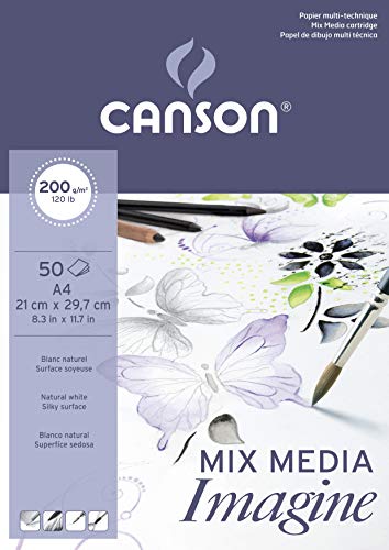 Canson Imagine Art paper pad 50fogli A4