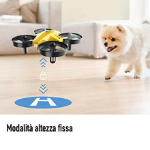 Carica l&#39;immagine nel visualizzatore di Gallery, ATOYX 66C RC Mini Drone con Telecomando Funzione di Sospensione Giallo