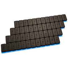 Carica l&#39;immagine nel visualizzatore di Gallery, 7 Pesi equilibratura NERO 12x5g adesivi in acciaio Striscia... - Ilgrandebazar