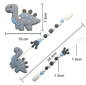 Clip ciuccio dentizione neonati massaggiagengive Dentifricio JRBT-GD - Ilgrandebazar