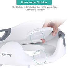 Carica l&#39;immagine nel visualizzatore di Gallery, BAMNY Riduttore per WC Bambini, Forma Ergonomica, Ergonomico Bianco