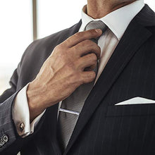 Carica l&#39;immagine nel visualizzatore di Gallery, MengH-SHOP Fermacravatta Set 4 Pezzi di Fermacravatte da Uomo Metallo di... - Ilgrandebazar