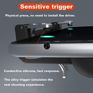 BESTZY PUBG Mobile Game Controller [4 in 1] - Trigger W11+