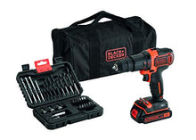 Carica l&#39;immagine nel visualizzatore di Gallery, BLACK &amp; DECKER Black + Decker bdchd18s32-QW Trapano a percussione Senza Fili... - Ilgrandebazar