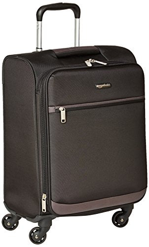 AmazonBasics - Trolley morbido con rotelle girevoli, 53 cm, dimensioni Nero