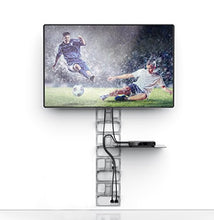 Carica l&#39;immagine nel visualizzatore di Gallery, Meliconi Ghost Cube Soundbar Bianco, sistema copricavi componibile con Bianco