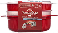 Carica l&#39;immagine nel visualizzatore di Gallery, Snips VAPORIERA per microonde - 4 lt 2 Tier Steamer 4L, Roso - Ilgrandebazar