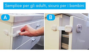 Blocca Cassetti Per Bambini, Chiusure Sicurezza Bambini La Tranquillità... - Ilgrandebazar