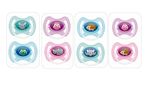 MAM, Succhietto da notte con anello, 6 mesi + , Silicone, 2 pezzi, colori... - Ilgrandebazar