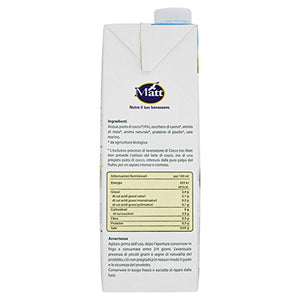 Matt - Cocco Bio - Bevanda Rinfrescante al - Vegetale, Senza Lattosio...