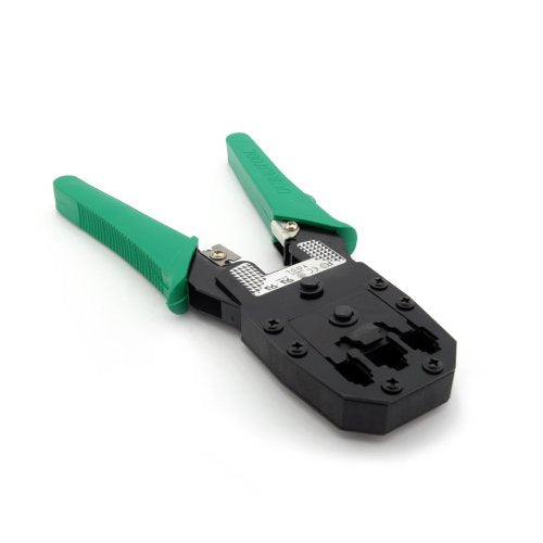 Incutex Pinza crimpatrice per connettori di Rete RJ45/11, 8P8C, 6P6C, 4P4C1... - Ilgrandebazar