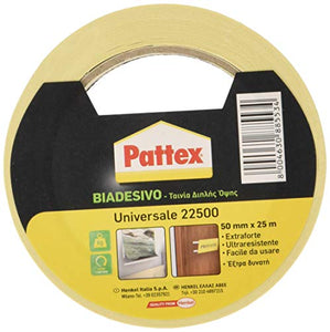Pattex, 715151, Biadesivo Universale, 50 mm x 25 m - Ilgrandebazar