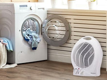 Carica l'immagine nel visualizzatore di Gallery, BEPER P203TER201 Termoventilatore da Bagno con Termostato Regolabile - Scaldino Elettrico Bagno Basso Consumo, 2000W