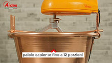 Carica l&#39;immagine nel visualizzatore di Gallery, Ardes AR2480 Paiolo In Rame Per Polenta e Marmellata Porzioni Ø 28 CM - Ilgrandebazar