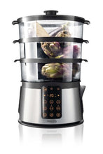 Carica l&#39;immagine nel visualizzatore di Gallery, Philips HD9190/30 Vaporiera con Infusore di Aromi, 3 cestelli, Ricettario,... - Ilgrandebazar