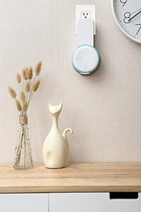 AmazonBasics - Supporto da parete per Echo Dot (3ª generazione), Bianco White