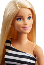 Carica l&#39;immagine nel visualizzatore di Gallery, Mattel Barbie 60° Anniversario, Bambola con Vestito a Righe Bianco e Nero,... - Ilgrandebazar