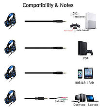 Carica l&#39;immagine nel visualizzatore di Gallery, Beexcellent GM-1, Cuffie Gaming con microfono da Gioco Bass Nero/Blu