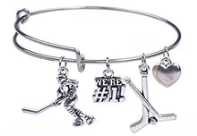Carica l'immagine nel visualizzatore di Gallery, Bracciale rigido per ragazze, in acciaio inossidabile, con charm a forma di... - Ilgrandebazar