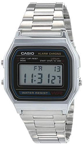 Casio A158WA - Orologio da polso, colore: Acciaio inossidabile - Ilgrandebazar