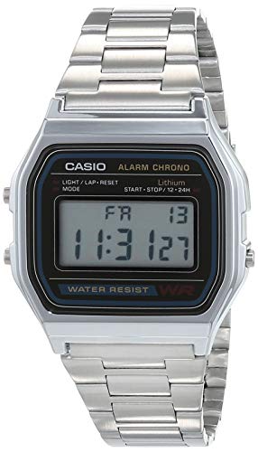 Casio A158WA - Orologio da polso, colore: Acciaio inossidabile - Ilgrandebazar