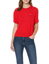 Carica l'immagine nel visualizzatore di Gallery, Tommy Jeans Donna Textured Handfeel Tee Maglieria sportiva - Ilgrandebazar