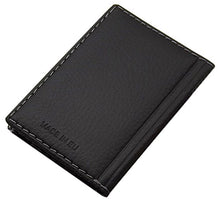 Carica l'immagine nel visualizzatore di Gallery, Porta carte di credito con 12 scomparti MJ-Design-Germany Design 2 / Nero