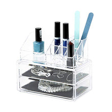 Carica l&#39;immagine nel visualizzatore di Gallery, Ordinare&amp;Co Cosmetic Organizer Blocco 2 Cassetti Trasparente