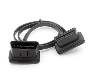LoongGate OBD-II OBD2 Cavo di prolunga Profilo Ultra Basso - 1 to 1 Flat 0.6m - Ilgrandebazar