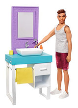 Carica l&#39;immagine nel visualizzatore di Gallery, Barbie- Playset Il Bagno di Ken, Bambola con Barba Che Appare e Scompare,... - Ilgrandebazar