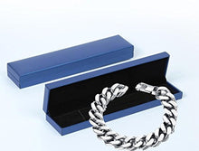 Carica l&#39;immagine nel visualizzatore di Gallery, Jaetech House Bracciali Uomo Acciaio Inox Braccialetto Collegamento 14mm - Ilgrandebazar