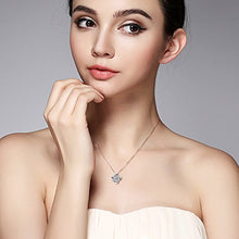 Carica l&#39;immagine nel visualizzatore di Gallery, B.Catcher Collana con pendenti gemelli in zircone cubico ed argento 925 - Ilgrandebazar