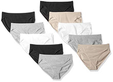 Carica l&#39;immagine nel visualizzatore di Gallery, Standard Cotton Stretch Hi-cut Brief Panty, 6-pack,...