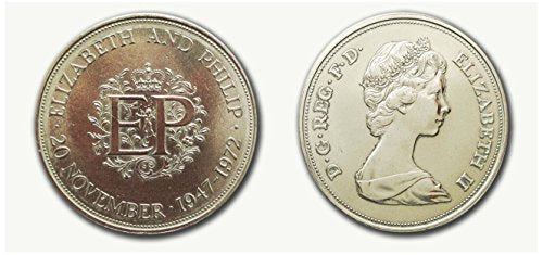 Monete da collezione - la regina Elisabetta e il principe Filippo 1947 -...