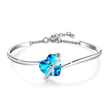 Carica l&#39;immagine nel visualizzatore di Gallery, GEORGE · SMITH Fascino Braccialetto Argento Donna Bracciale Storia Blu