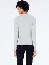 Carica l&#39;immagine nel visualizzatore di Gallery, Marchio Amazon - MERAKI Pullover Lana Merino 42, Grigio (Light Grey Marl) - Ilgrandebazar