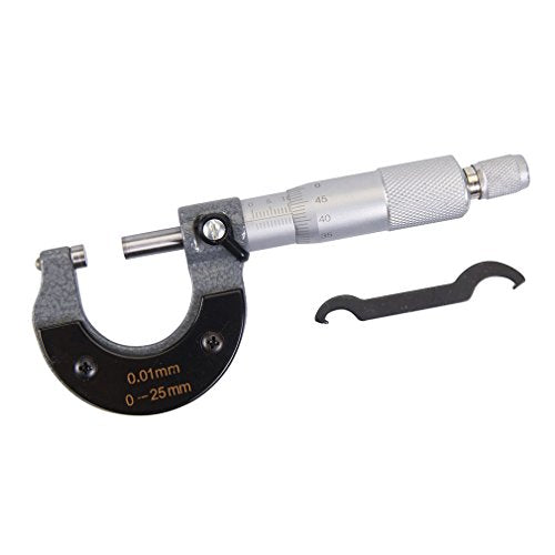 Silverline 282378 Micrometro Esterno, 25 mm