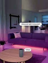 Carica l'immagine nel visualizzatore di Gallery, TECKIN Alexa Striscia di luci LED intelligente, 5 metri SMD 5050 RGB LED,... - Ilgrandebazar
