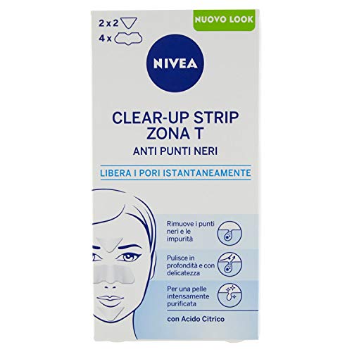 Nivea Clear-up Stip Zona T, Pelli da Normali a Miste - Ilgrandebazar