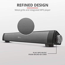Carica l'immagine nel visualizzatore di Gallery, Trust Lino Soundbar Wireless, Bluetooth, 20 W, Nero