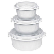 Carica l&#39;immagine nel visualizzatore di Gallery, Emsa Micro Family Set per microonde principianti, 3 0.5/ 1/ 1.5 L, Bianco - Ilgrandebazar