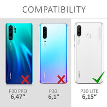 Carica l'immagine nel visualizzatore di Gallery, kwmobile Cover Compatibile con Huawei P30 Lite - Custodia in verde blu