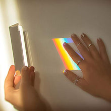 Carica l&#39;immagine nel visualizzatore di Gallery, YLX Ottico Vetro Triplice Prisma Triangolare per Insegnamento Fisica Spettro...
