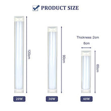 Carica l&#39;immagine nel visualizzatore di Gallery, 20W-60CM Plafoniera led plafoniere neon a 60cm, Bianco Freddo