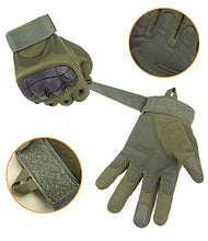 Carica l'immagine nel visualizzatore di Gallery, Guanti Militari Tattici Touch Screen Estivi da Moto XL, Verde militare