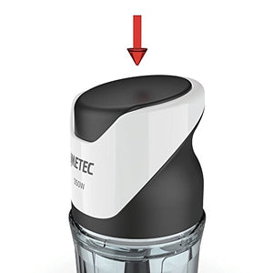Imetec CH 500 Tritatutto, Lame in Acciaio Inox, Contenitore 400 ml,...