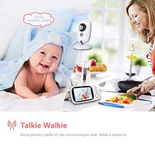 Carica l&#39;immagine nel visualizzatore di Gallery, Baby Monitor Videocamera con Visione Notturna,Schermo Schermo da 3.2 Pollici