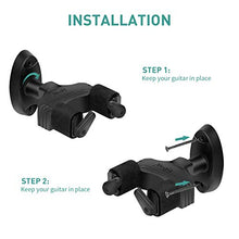 Carica l&#39;immagine nel visualizzatore di Gallery, Supporto a Parete per Chitarra, Mugig Gancio da Muro Chitarra con Blocco... - Ilgrandebazar
